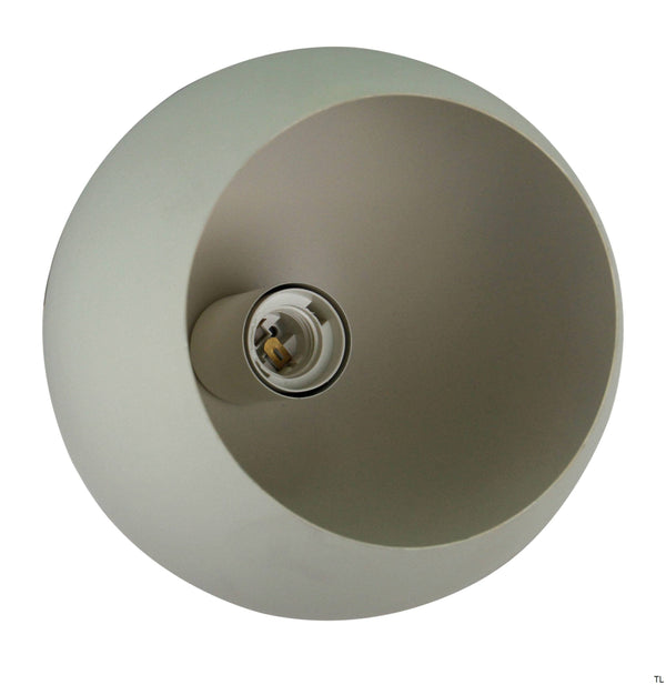 Chericoni Occhio tafellamp, elegante ice green kleur, Ø 20 cm, ijzer en metaal, perfect voor woonkamer of slaapkamer