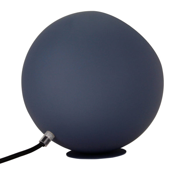 Chericoni Occhio tafellamp, navy blue kap, Ø 20 cm, modern ontwerp in metaal en ijzer, geschikt voor sfeervolle ruimtes