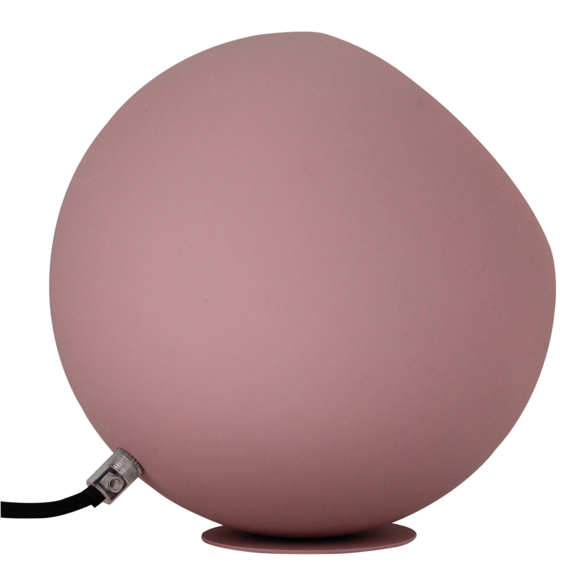 Occhio tafellamp van Chericoni, Ø 20 cm, roze kap, elegant en modern design in ijzer en metaal, ideaal voor elk interieur