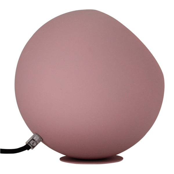 Occhio tafellamp van Chericoni, Ø 20 cm, roze kap, elegant en modern design in ijzer en metaal, ideaal voor elk interieur