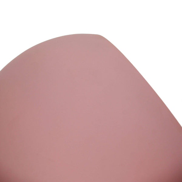 Chericoni Occhio tafellamp, roze kleur, Ø 20 cm, stijlvolle combinatie van ijzer en metaal voor sfeervolle verlichting