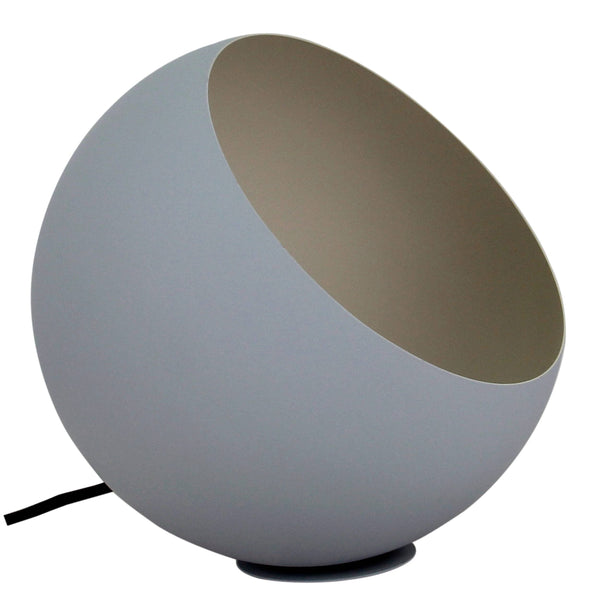 Chericoni Occhio tafellamp, Ø 25 cm, stijlvolle grijze kleur, ideaal voor moderne en klassieke interieurs