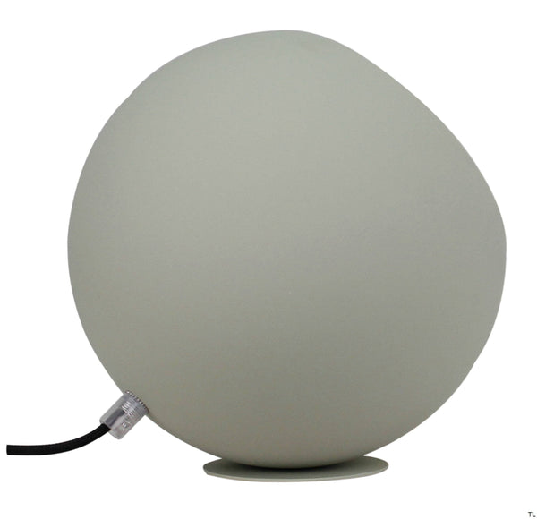 Chericoni Occhio tafellamp, Ø 25 cm, ice green kap, tijdloos en verfijnd ontwerp in metaal en ijzer