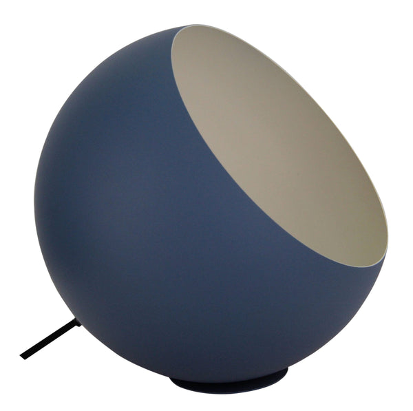 Occhio tafellamp van Chericoni, navy blue, Ø 25 cm, modern design in ijzer en metaal, geschikt voor elke interieurstijl