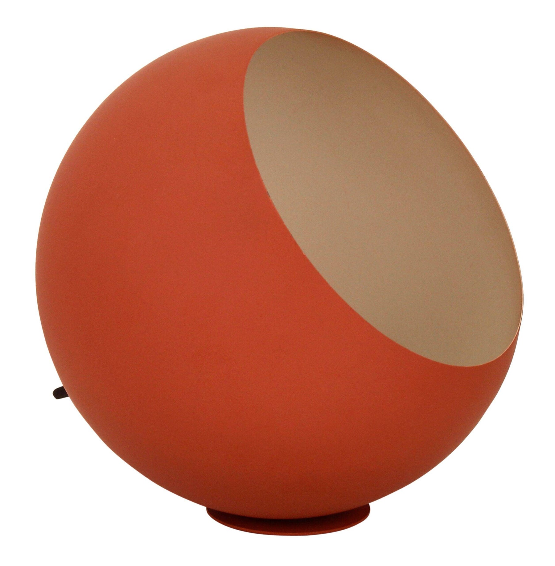 Occhio tafellamp van Chericoni, Ø 25 cm, in rood, stijlvol en stevig ontwerp van metaal en ijzer voor een unieke look