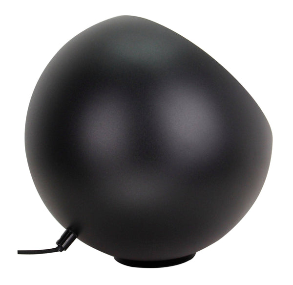 Occhio tafellamp van Chericoni, Ø 25 cm, zwarte kap, strak ontwerp in metaal en ijzer voor elegante verlichting