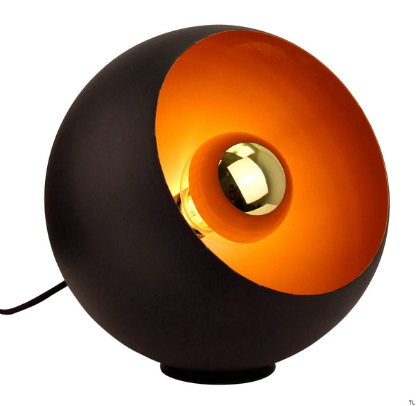 Occhio tafellamp van Chericoni, Ø 25 cm, zwart, modern design in ijzer en metaal, ideaal voor elke kamer in huis