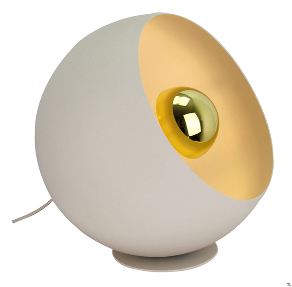 Elegante Chericoni Occhio vloerlamp, Ø40 cm, in cream met E27 fitting, perfect voor een sfeervol interieur.