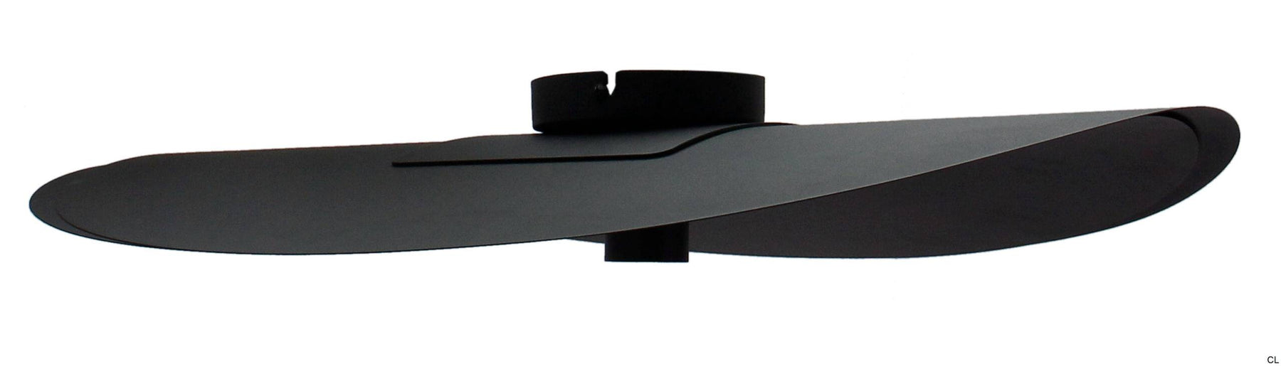 Chericoni Piatto plafondlamp, zwart, 1 lichts, E27 fitting, biedt sfeervolle en moderne verlichting.