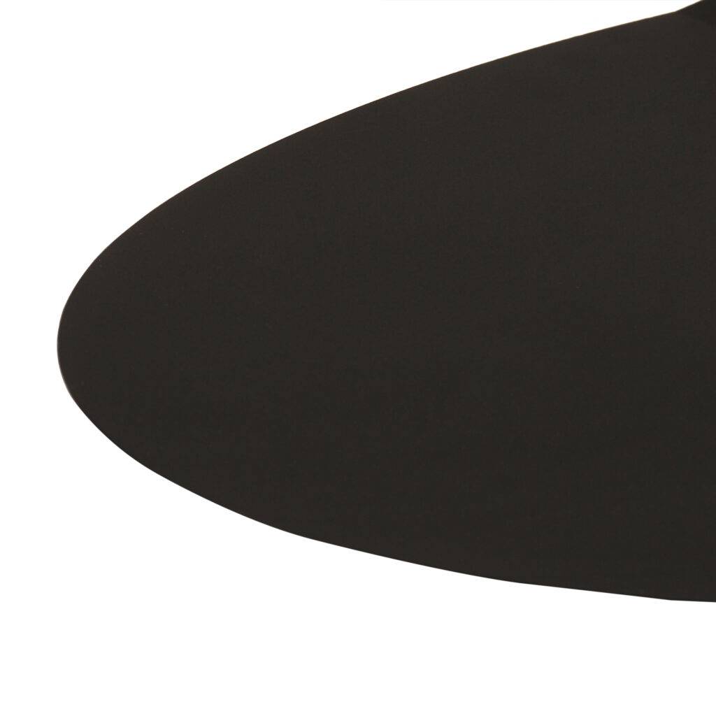 Stijlvolle zwarte Chericoni Piatto plafondlamp, 1 lichts, E27 fitting, voor een eigentijdse verlichting.