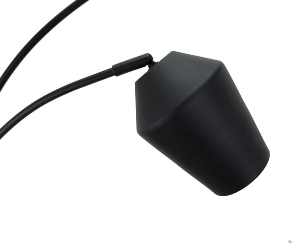 Chericoni Tavola vloerlamp in zwart, 5 lichts met E27 fitting, voor een verfijnde en moderne uitstraling in je interieur.
