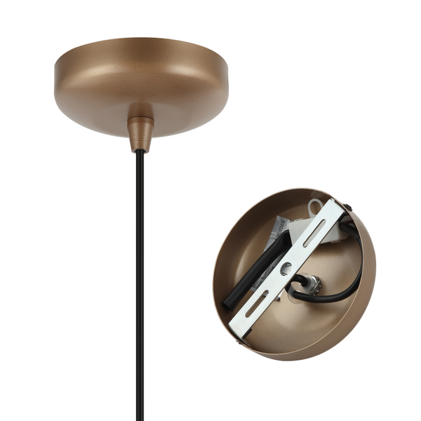 Stilvolle Chericoni Asti Hängelampe, Ø35 cm, 1-flammig, Messing, Eisen und Metall, ideal für Wohnräume.