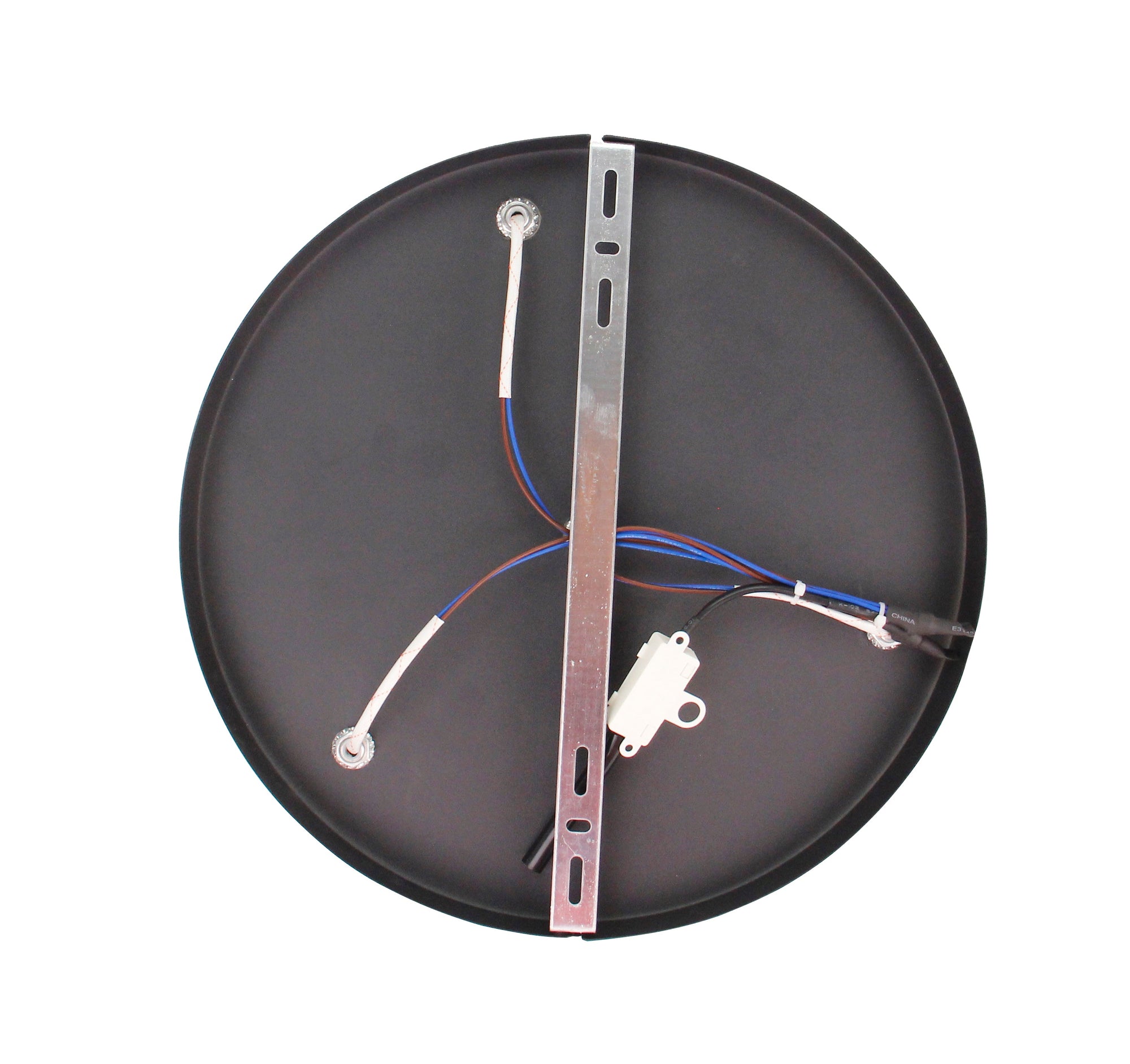 Runde Deckenlampe Chericoni Basic, schwarz, Ø28 cm, 3-flammig, E27, schlichte Eleganz für den Innenraum.