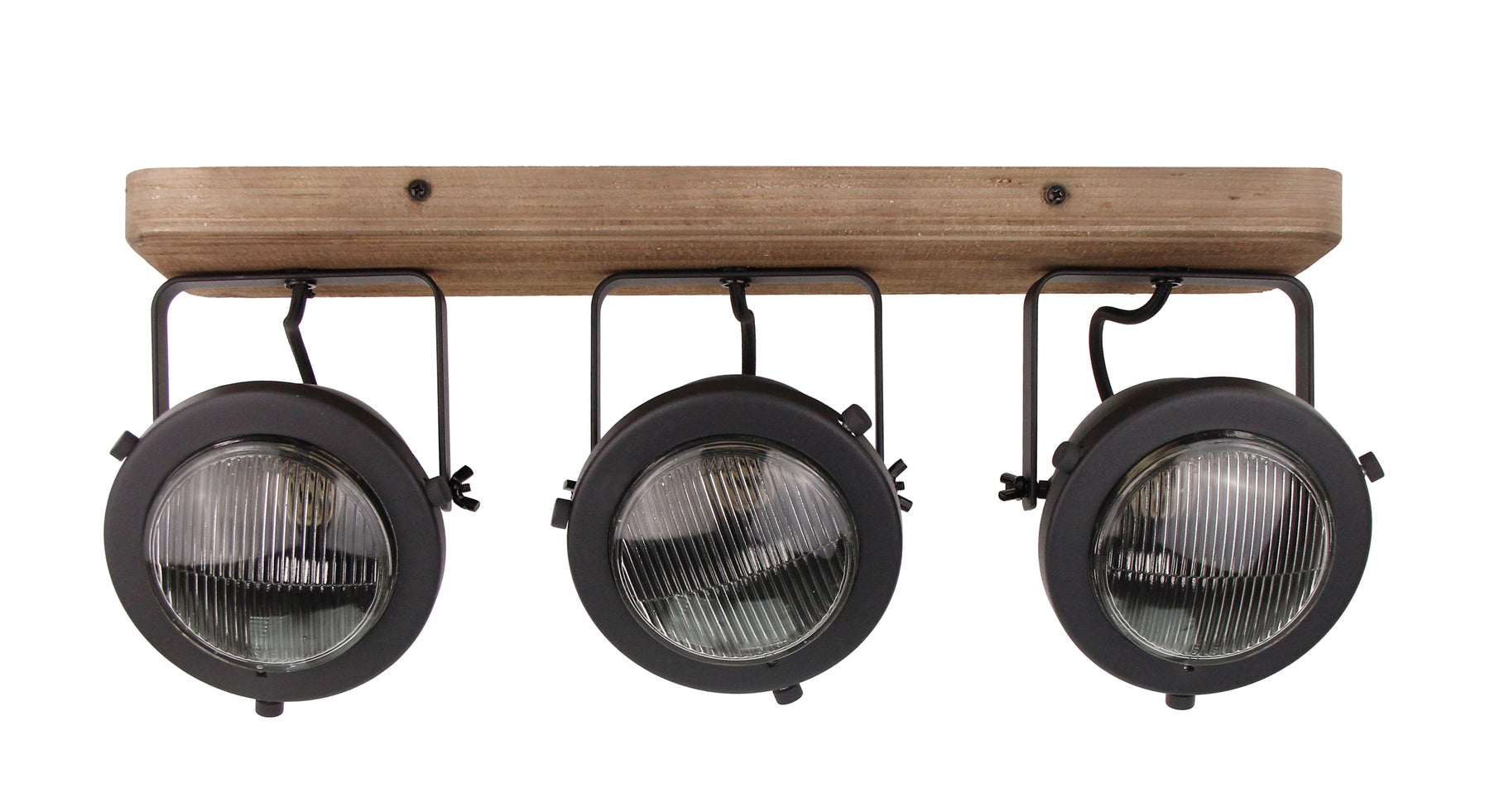 Chericoni Bella plafondspot, 3 lichts, Ø 12 cm, GU10, zwart, industrieel ontwerp voor functionele en sfeervolle verlichting.