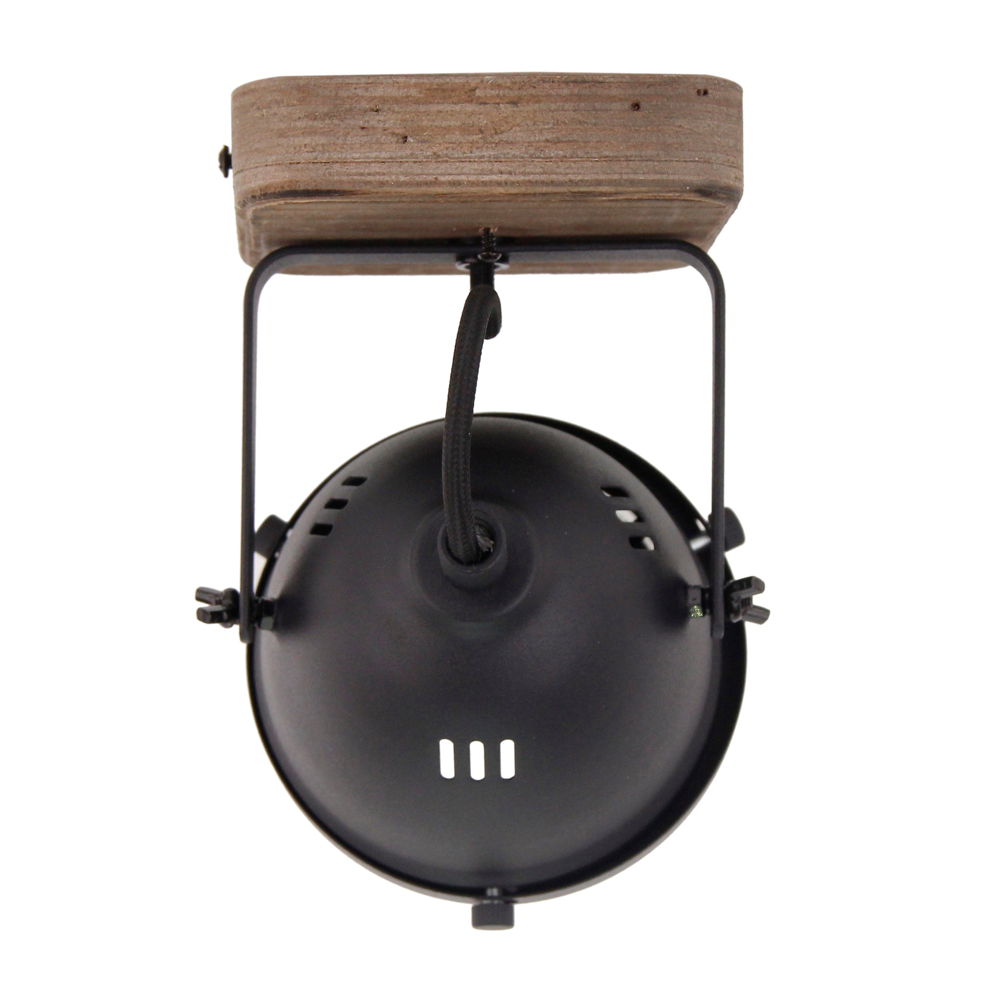 Chericoni Bella 1 lichts plafondspot, Ø12 cm, GU10, Corrund Black, elegante lamp met een strakke, moderne uitstraling.