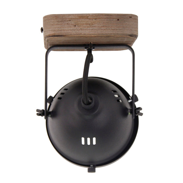 Chericoni Bella 1 lichts plafondspot, Ø12 cm, GU10, Corrund Black, elegante lamp met een strakke, moderne uitstraling.