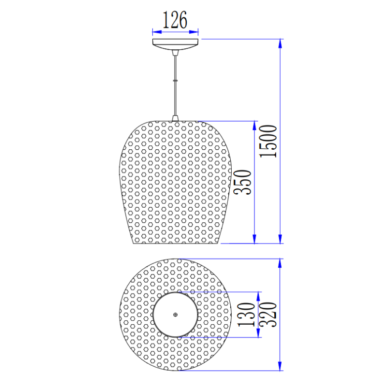 Zeitlose Hängelampe Chericoni Bilancia, schwarz, Ø32 cm, Eisen und Metall, 1-flammig, dekorativ und funktional.
