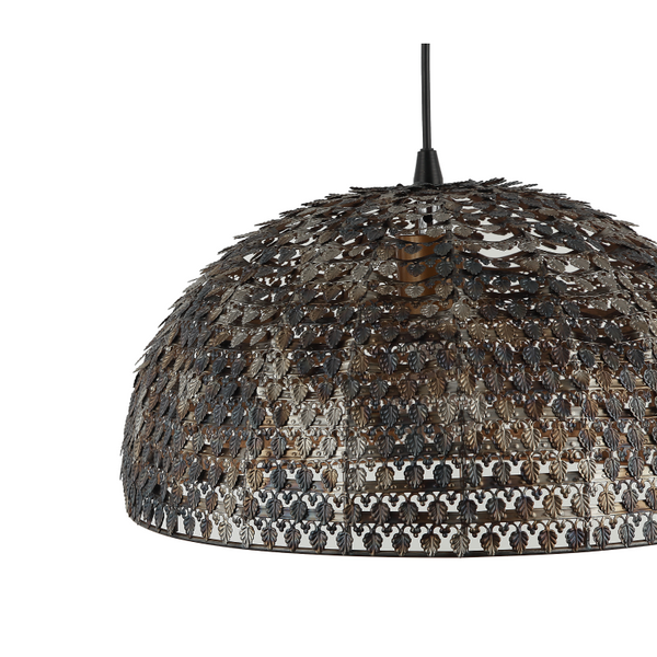 Elegante schwarze Chericoni Bilancia Hängelampe, Ø40 cm, 1-flammig, Eisen und Metall, zeitloses Design.