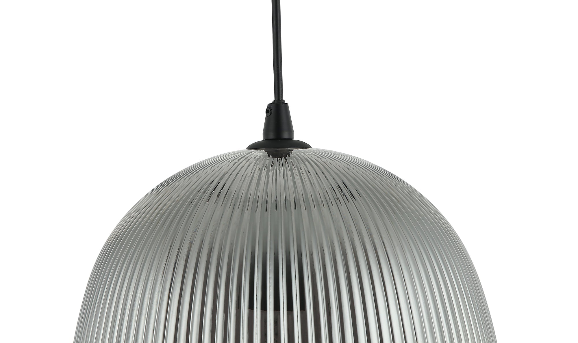 Bovenaanzicht van de Chericoni Bra hanglamp van glas met één lichtbron, perfect voor het creëren van sfeer in elke ruimte.