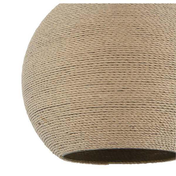 Natürliche Optik: Chericoni Carpi Deckenleuchte, Ø25 cm, aus Holz gefertigt, 1-flammig, perfekt für Wohn- und Essbereiche.