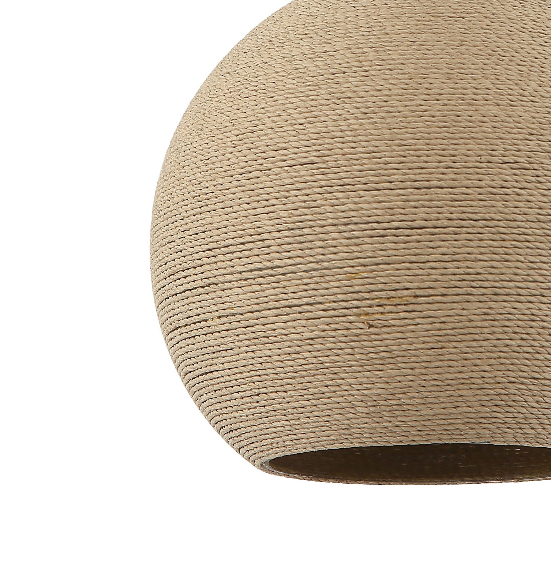 Zijkantdetail van de Chericoni Carpi hanglamp, Ø25 cm, met een elegant houten ontwerp voor een warme uitstraling.