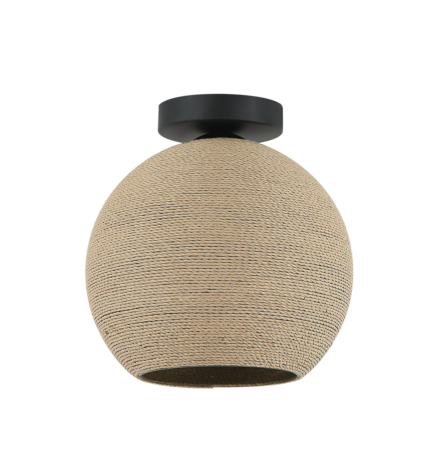 Chericoni Carpi plafondlamp van hout, 1 licht, Ø 25 cm, in een elegante en moderne stijl, geschikt voor diverse interieurs.