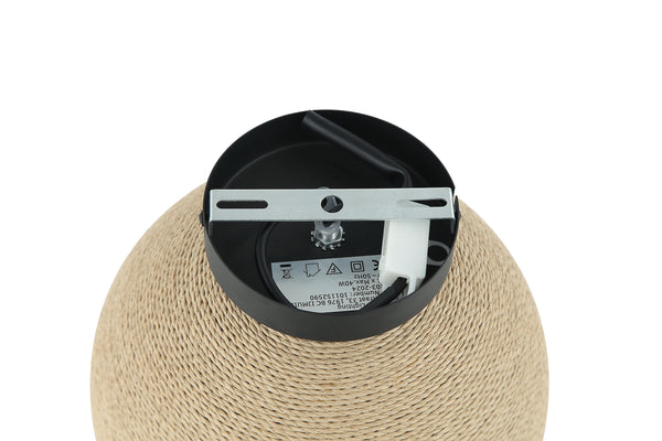 Bovenaanzicht van de Chericoni Carpi plafondlamp met 1 licht, Ø 25 cm, gemaakt van hout, elegant en modern design.