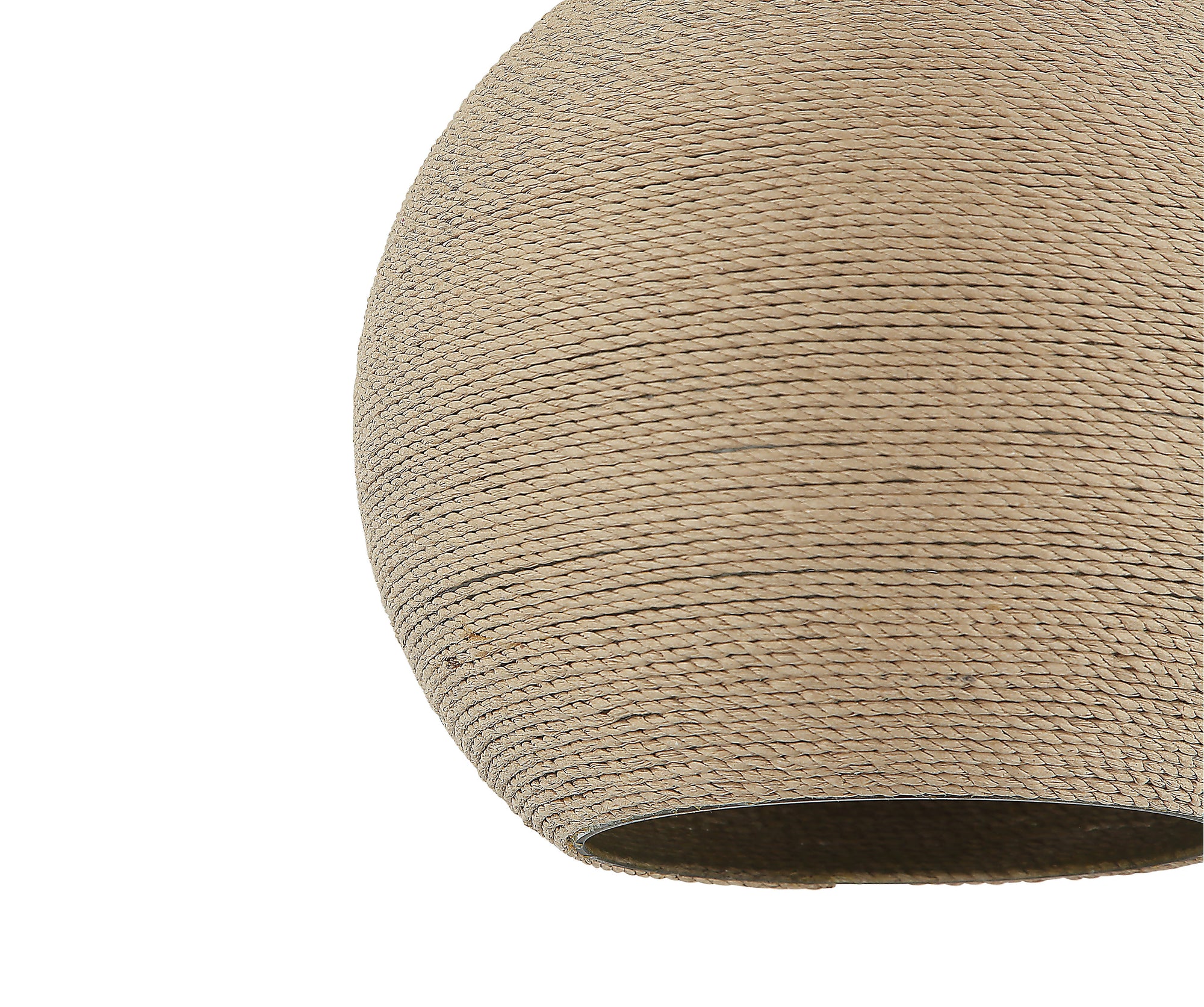 Chericoni Carpi plafondlamp van hout, 1 licht, Ø 25 cm, zijaanzicht dat de elegante en moderne uitstraling benadrukt.