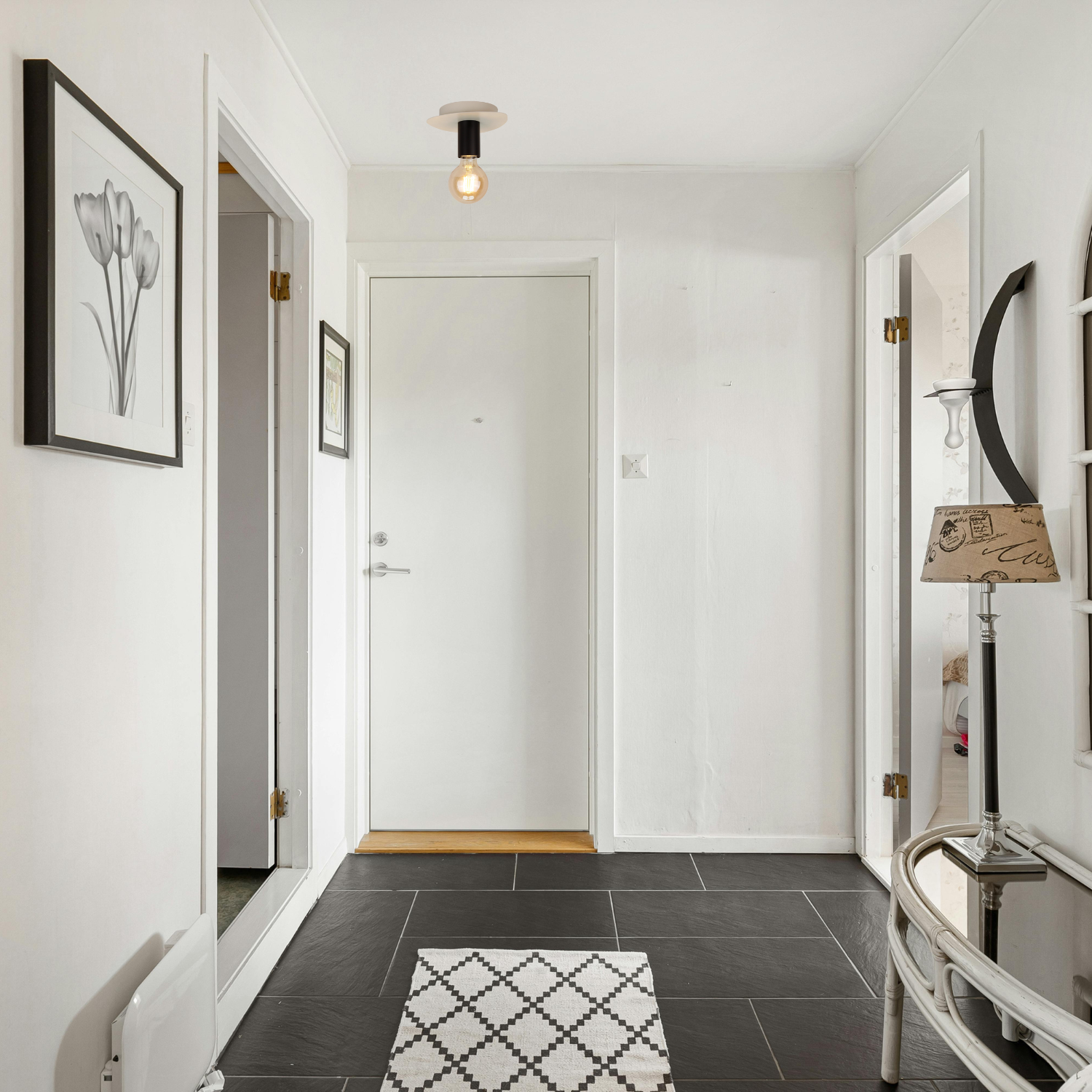 Zwarte Chericoni Colorato plafondlamp – 1 lichts – E27 fitting