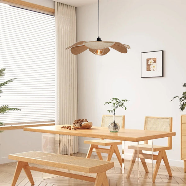 Hanglamp Chericoni Corvo, bruin, Ø80 cm, 1 lichtpunt. Stijlvol en groot design voor sfeervolle interieurverlichting.