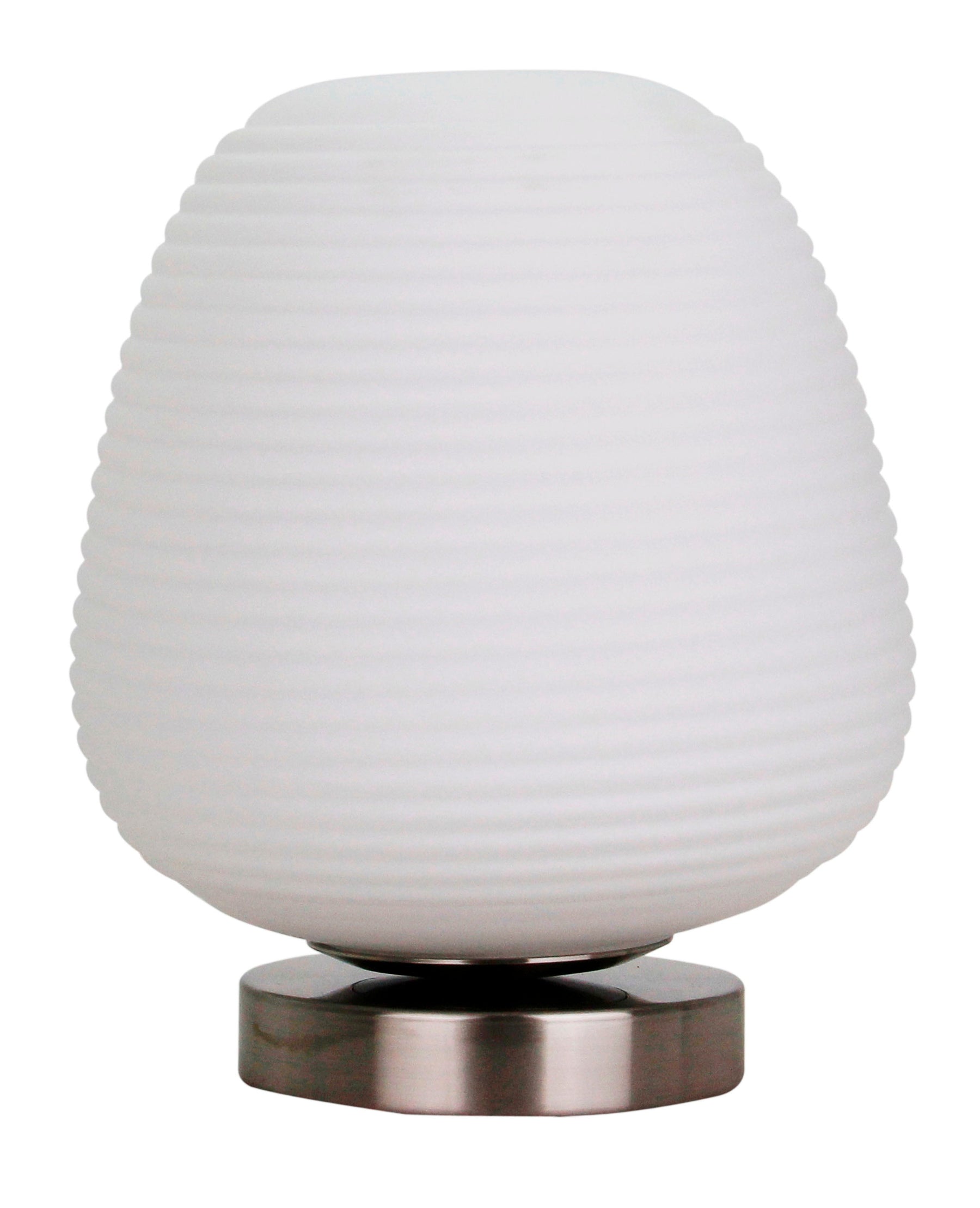 Chericoni Costola tafellamp van 21 cm met een matte afwerking van ijzer en metaal, vooraanzicht met stijlvolle details.