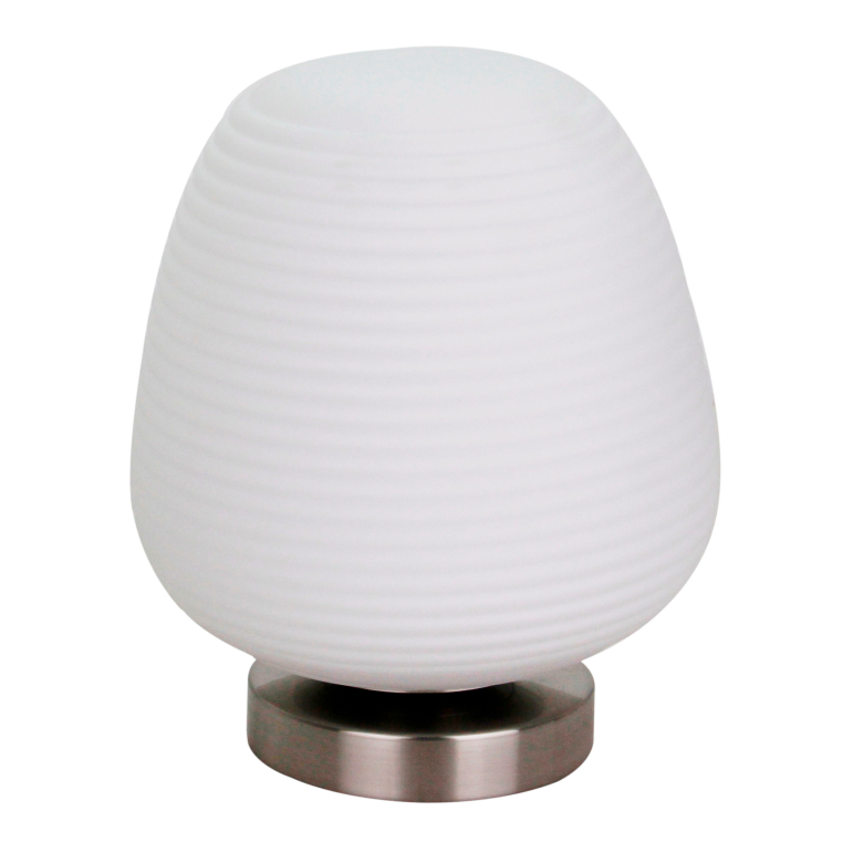 Stilvolle Chericoni Costola Tischlampe, Ø21 cm, 1-flammig, aus Glas und Metall gefertigt, für dekorative Lichtakzente.