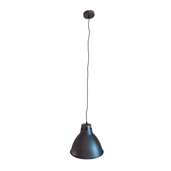 Lampada a sospensione Chericoni Cucina - 30cm - 1 luce - Grigio - Acciaio bruciato