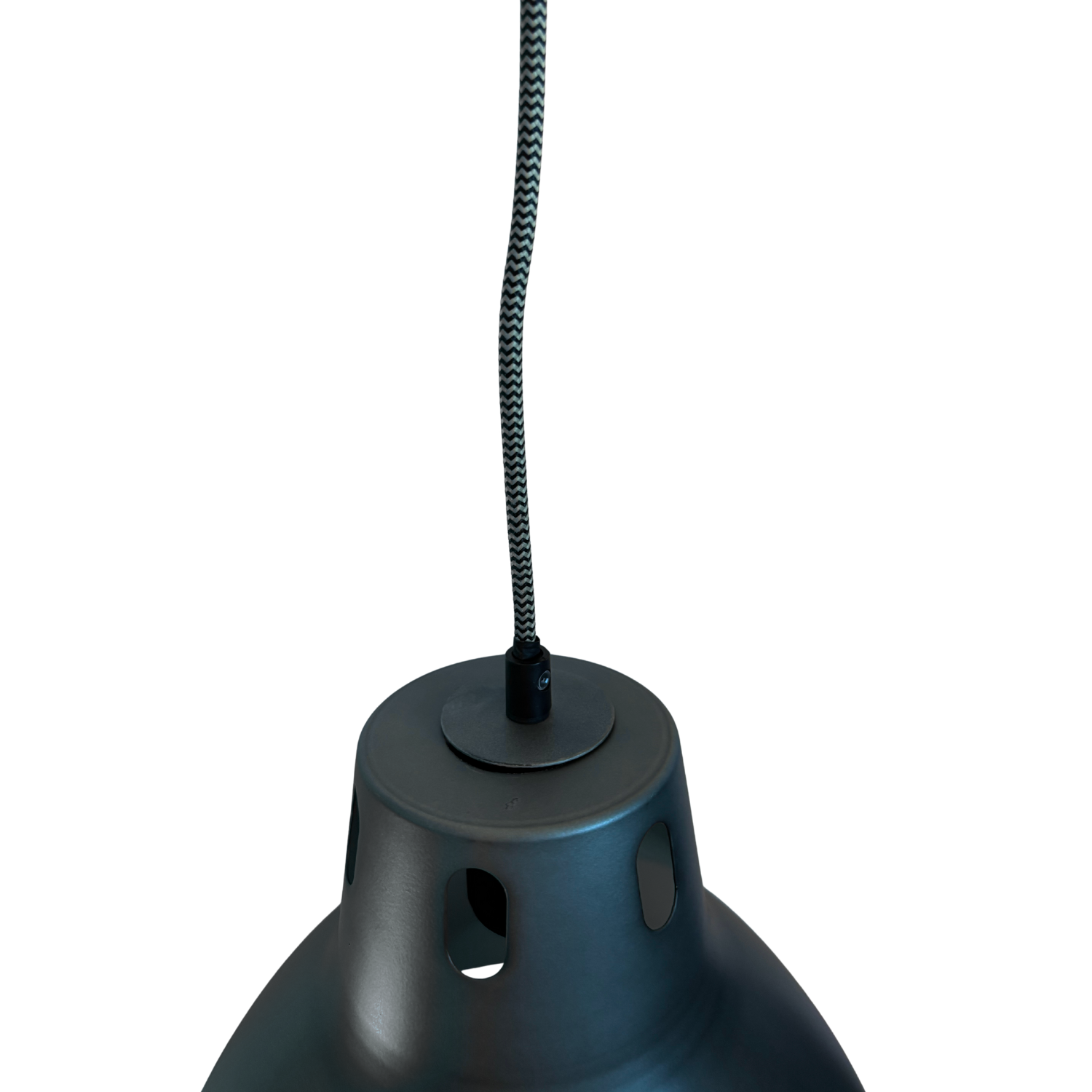 Chericoni Cucina Pendant Lamp - 30 cm - 1 flame - Gray - burned steel