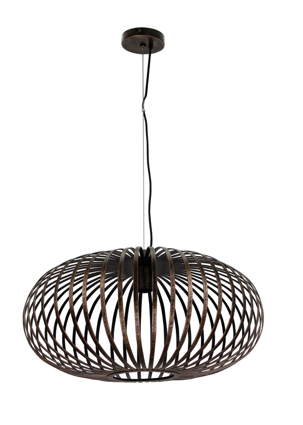 Hanglamp Chericoni Curvato, brons, Ø 60 cm, 1 lichtpunt, E27 fitting. Modern design voor sfeervolle interieurverlichting.