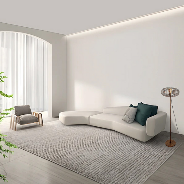 Chericoni Curvato Stehlampe, Ø40 cm, 1-flammig, Bronze, höhenverstellbar, sorgt für warme Lichtakzente in modernen Wohnbereichen.