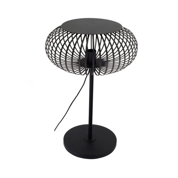 Die schwarze Chericoni Curvato Stehlampe, Ø40 cm, 1-flammig, E27, variabel in der Höhe, setzt elegante Lichtakzente in jedem Interieur.