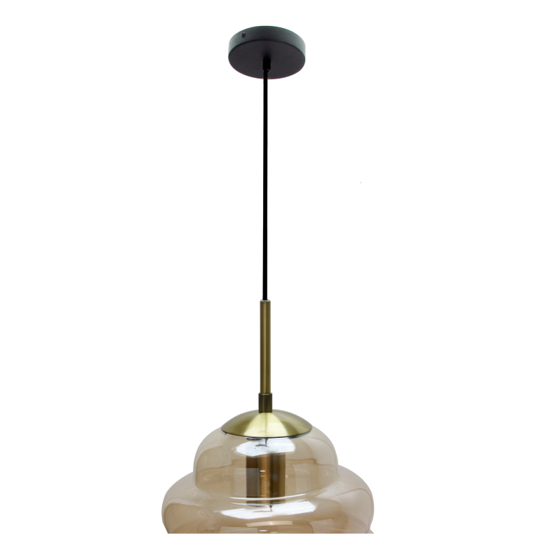 Moderne Glas-Hängelampe Chericoni Favo, Ø18 cm, 1-flammig, ideal für Küche oder Esszimmer.