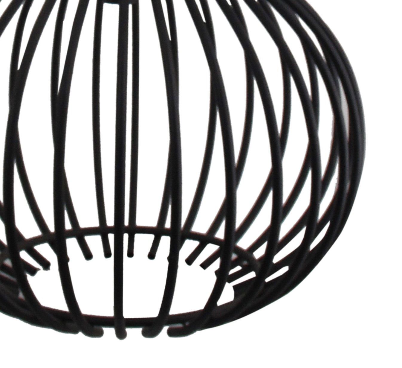 Detail van de Chericoni Goccia hanglamp 1 lichts Ø60 cm, zwart metaal, gedetailleerd design.