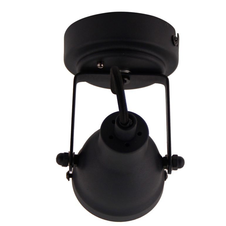 Chericoni Industria Ceiling Spot – Ø7 cm – GU10 – Black