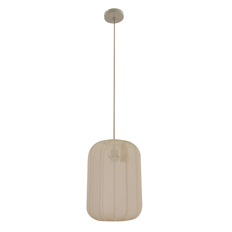 Detailfoto van de Chericoni Lecce hanglamp met lichte structuur en elegante afwerking.