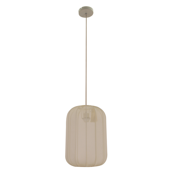 Detailfoto van de Chericoni Lecce hanglamp met lichte structuur en elegante afwerking.