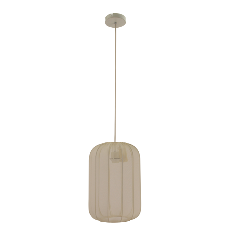 Textiele Chericoni Lecce hanglamp, onderdeel van de Lecce serie met bijpassende lampen.