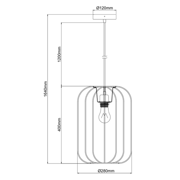 Lecce hanglamp in een modern interieur, met zachte vormen en natuurlijke uitstraling.