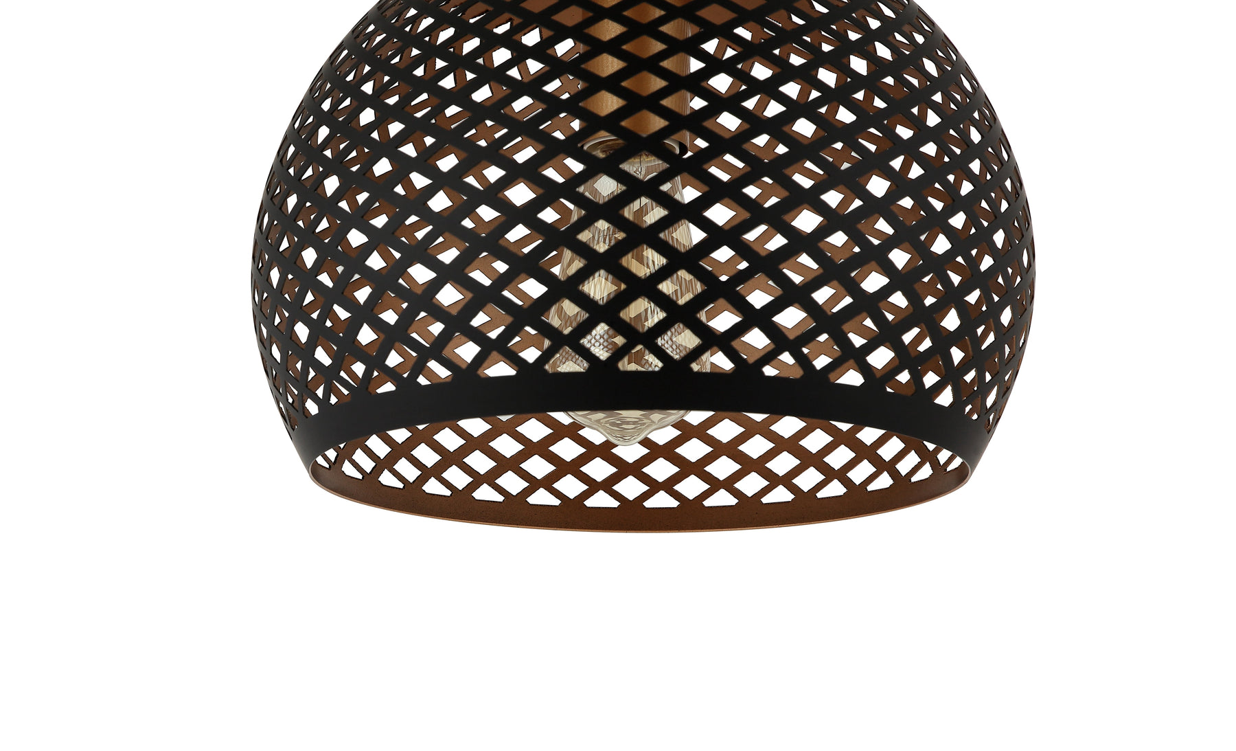 Chericoni Lodi hanglamp 1 lichts Ø30 cm zwart, ijzer en metaal, sfeervolle verlichting voor moderne interieurs.