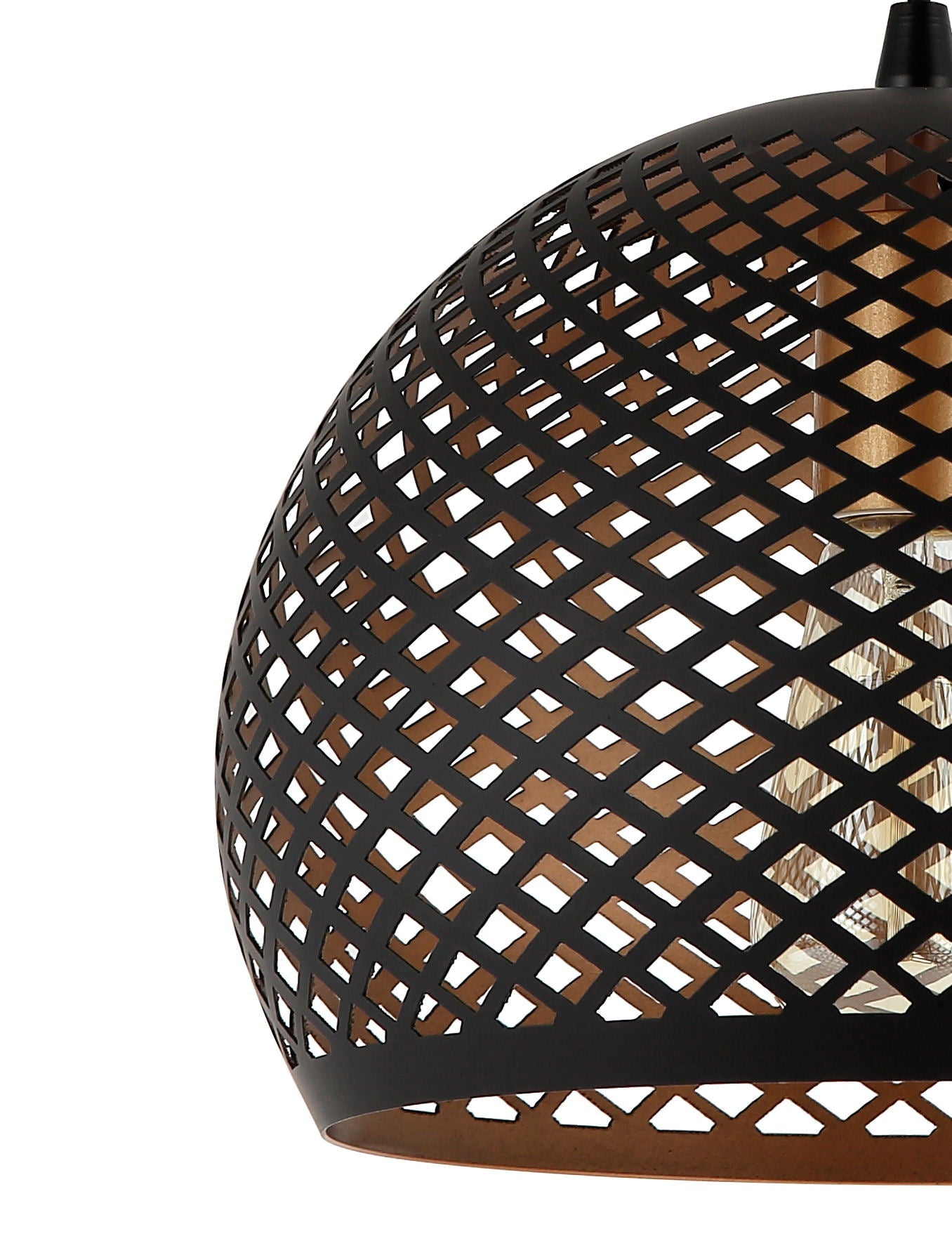 Chericoni Lodi hanglamp 1 lichts Ø30 cm zwart, gemaakt van ijzer en metaal, elegant ontwerp voor een stoere uitstraling.