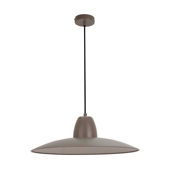 Ronde hanglamp Ø48 cm – Chericoni Mantua – taupe/cream – GU10