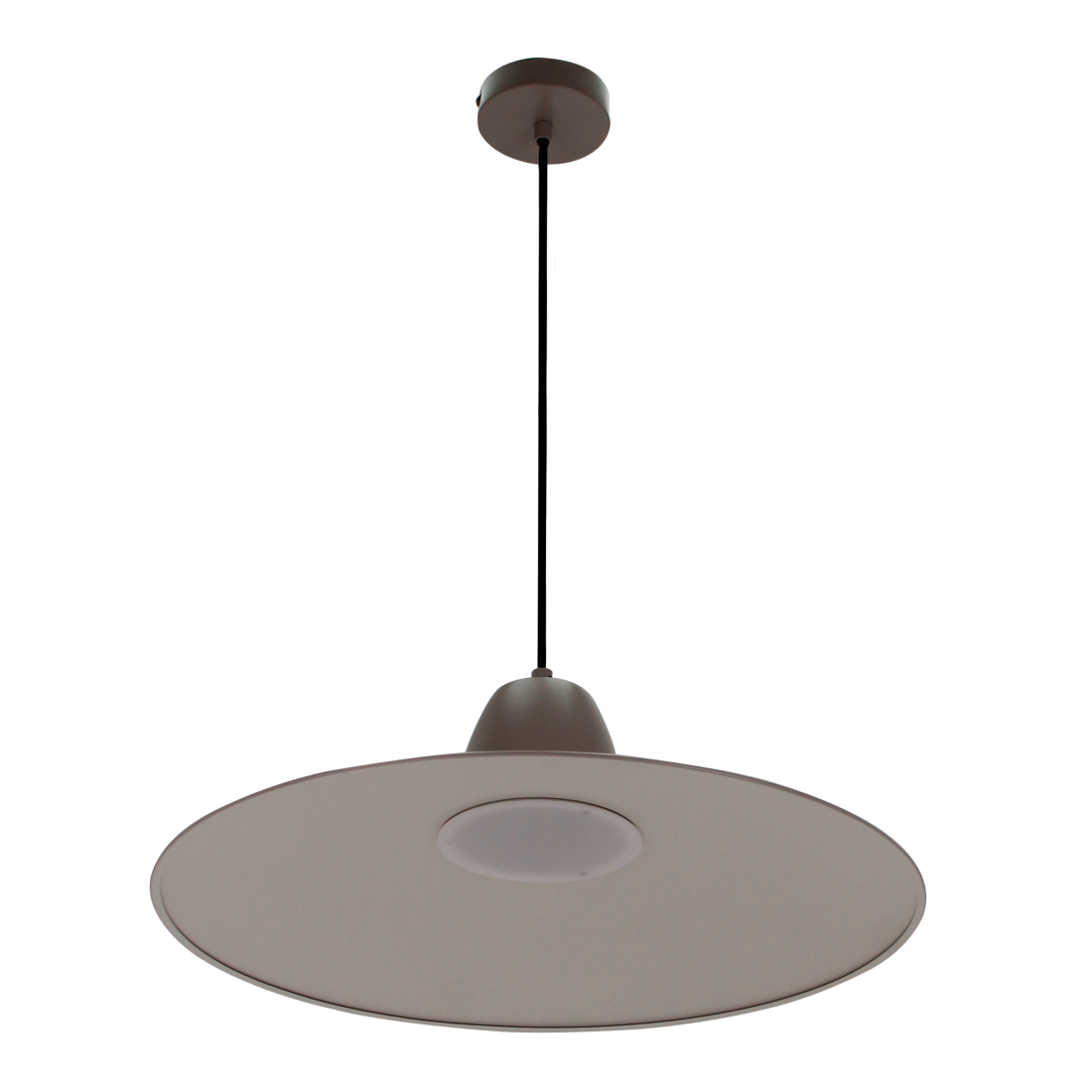 Design hanglamp in taupe met cream details – Chericoni Mantua – Ø48 cm