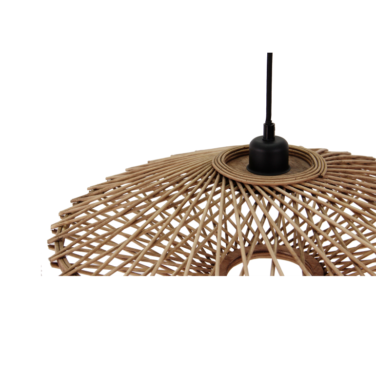 Pendellampe Chericoni Nature Capello, Ø50 cm, 1-flammig, E27, umweltfreundliches Design in Nature-Farben.