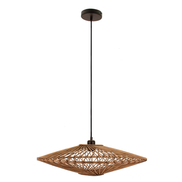 Naturfarbene Chericoni Capello Pendelleuchte, Ø60 cm, 1-flammig, E27, stilvoll und nachhaltig gestaltet.